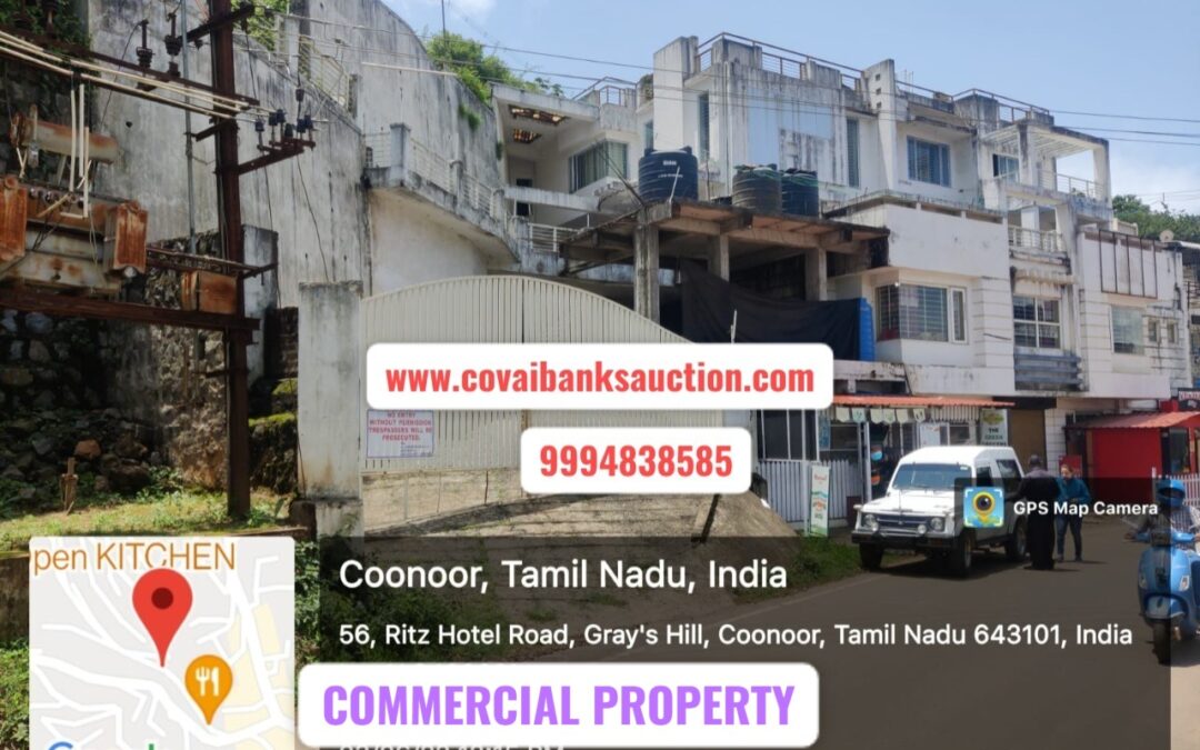 10.29 Cents Residential with Commercial Building  Sale in Gray’s Hill – Club Road – Coonoor