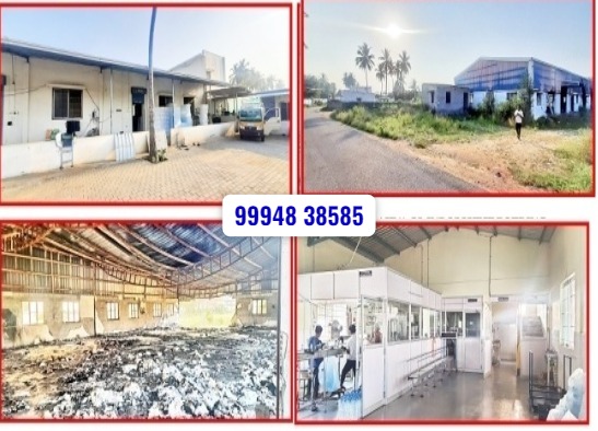 3.12 Acers Industrial Shed with Land Sale in  Annur -Kariyampalayam  On Road Property