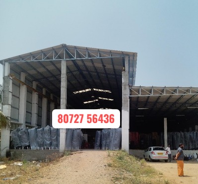 2.56 Acres Land with Industrial Building and Machineries Sale in Amanthakadavu – Udumalpet