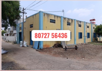 10 Cent 340 Sq.Ft Land with Industrial Building Sale in Samalapuram