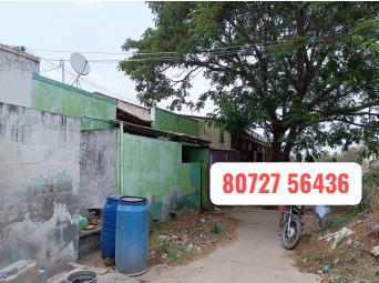 5 Cent 221 Sq.Ft Land with AC Sheet Building Sale in Samalapuram