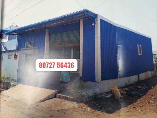 3 Cents 193 Sq.Ft Land with Industrial Shed Sale in Neelambur