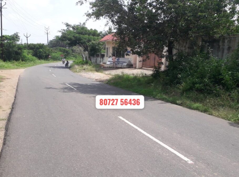 5 Acres Land with Industrial Building Sale in Kinathukadavu to Vadasithur On Road Property