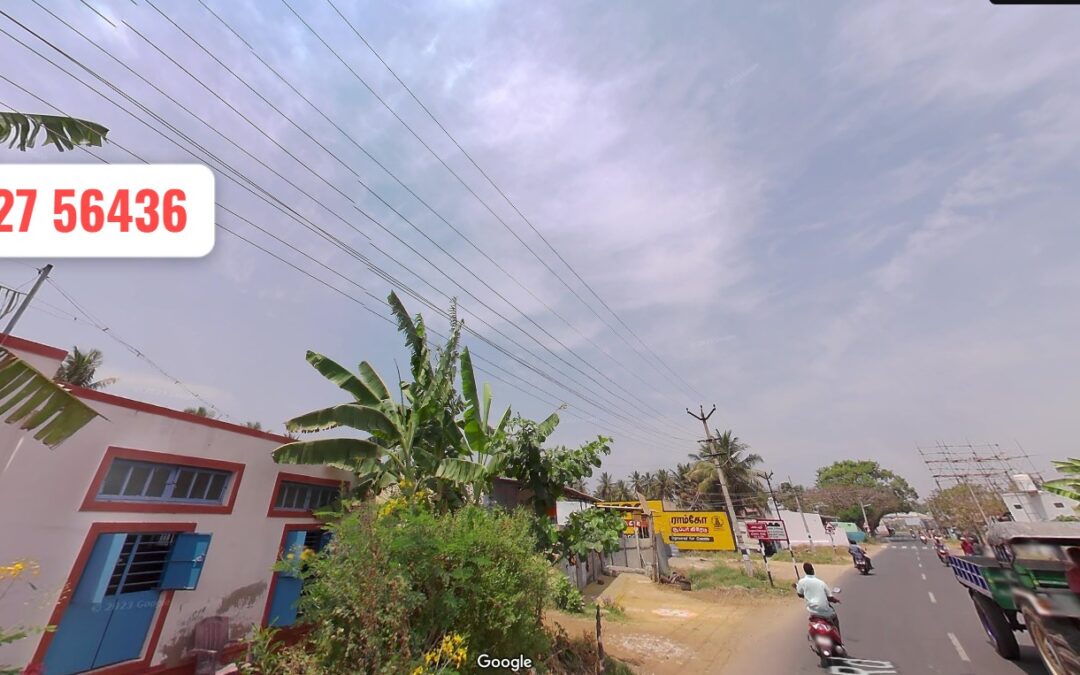 17 Cents Land with Old House Sale in Samalapuram – Tiruppur to Somanur On Road Property