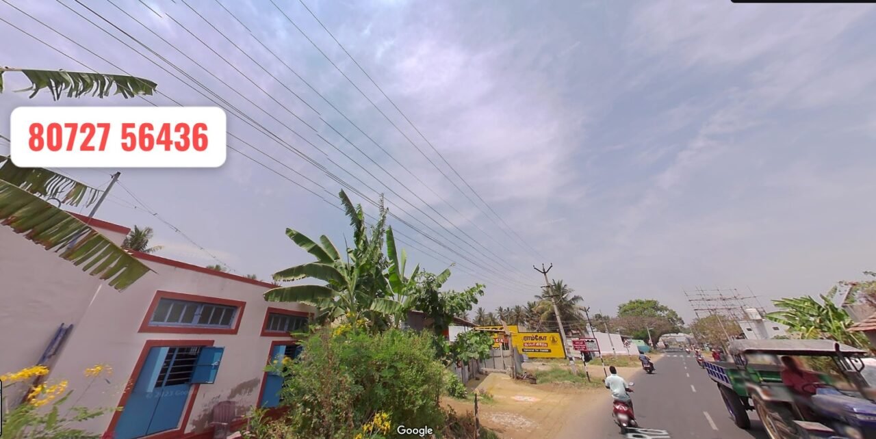 17 Cents Land with Old House Sale in Samalapuram Tiruppur to Somanur