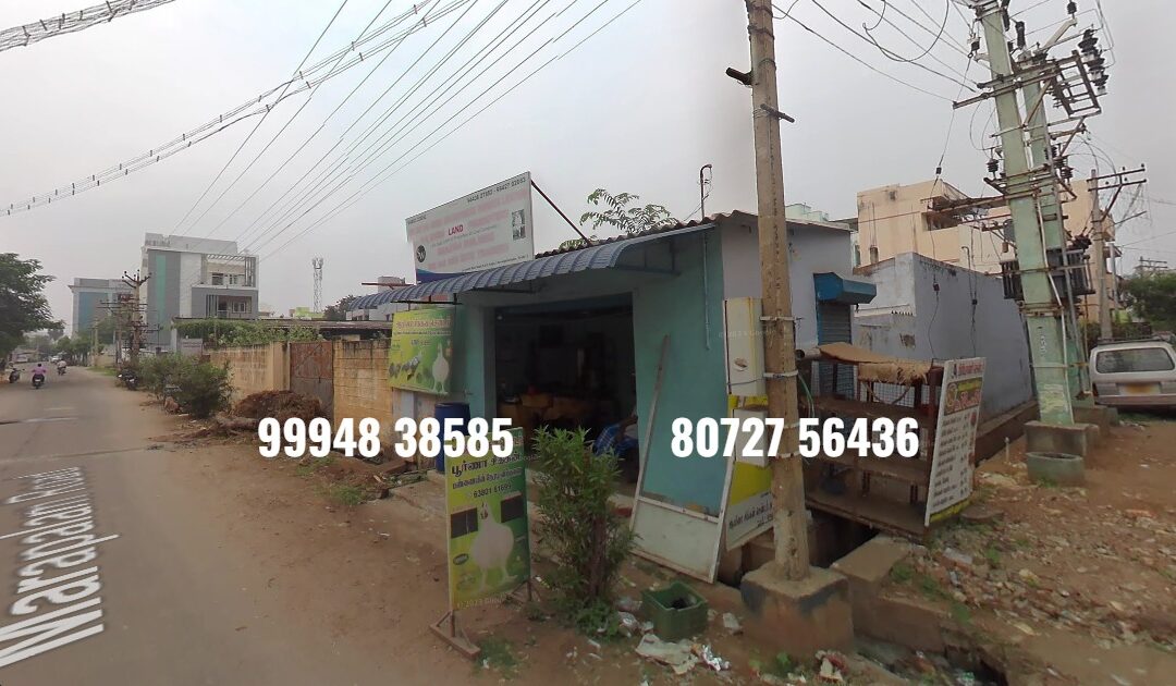 4 Cents 80 Sq.Ft Land with Commercial Building Sale in Karungal Palayam – Erode On Road  Property