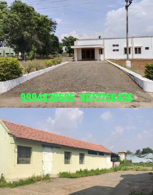 91.70 Acres Land with Factory Building sale in Pushpathur – Dindigul