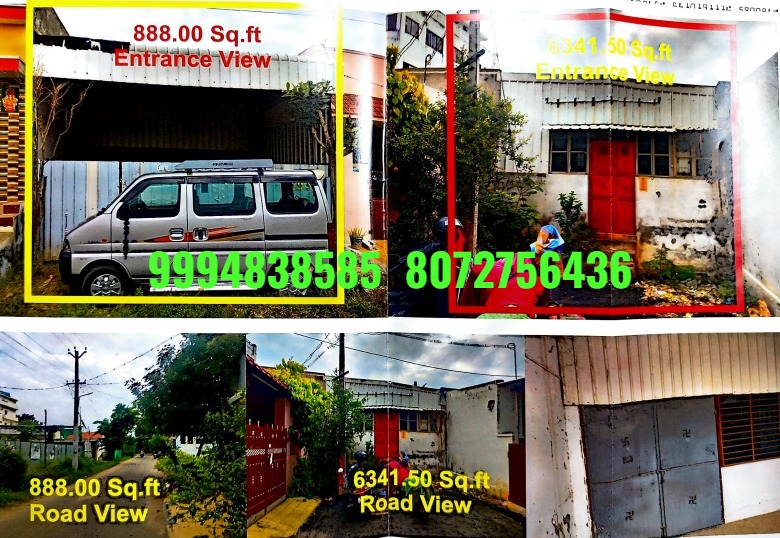 31 Cents 234 Sq.Ft Land with Sheet Industrial Building sale in Veerapandi