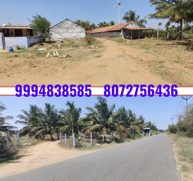 4.2 Acres Land with Poultry Shed sale in Thungavi – Kaniyur (On Road Property)