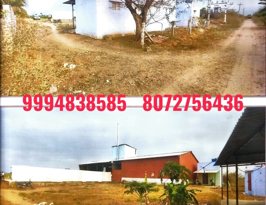 2.94 Acres Land with AC Sheet Godown and House Building sale in Palappanpatti – Keeranur