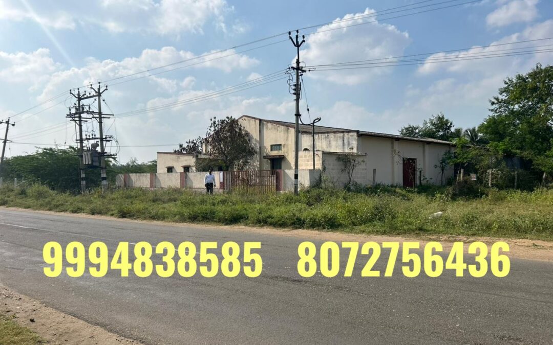20 Cents 27 Sq.Ft Land with Industrial Building sale in K.Ayyampalayam (On Road Property)