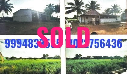 11.54 Acres Agri Land with Coir unit Building sale in Marudurai – Kangeyam