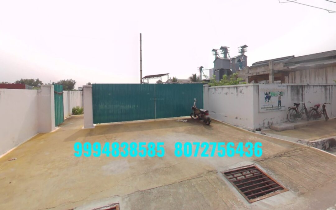 1.11 Acre Land with Rice Mill Building Cum Plant and Machineries sale in Modachur