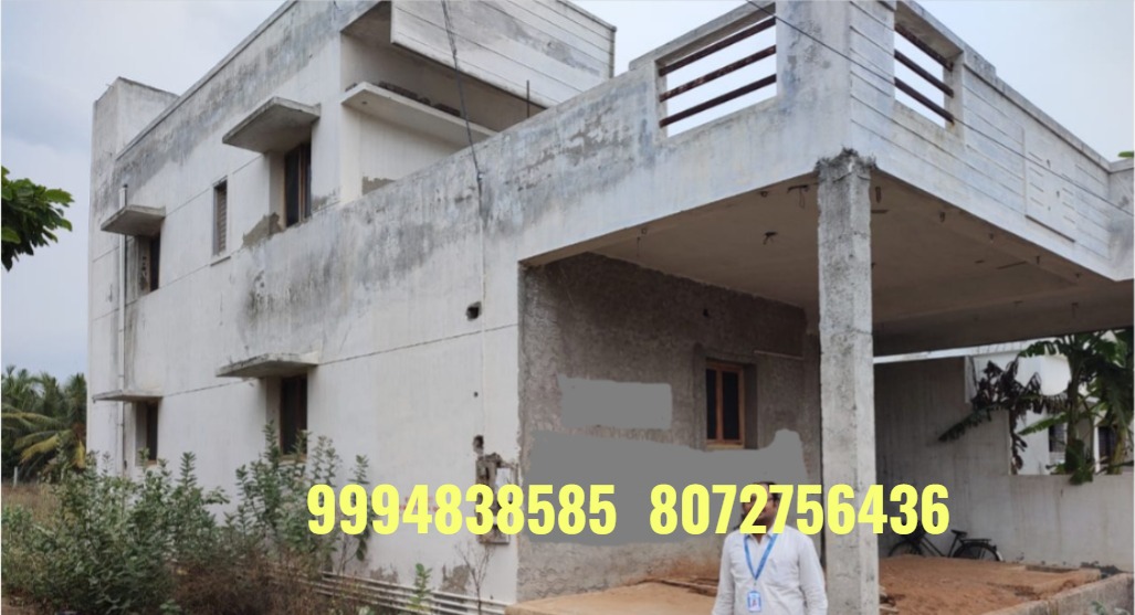 3 Cents 388 Sq.Ft Land With Unfinished House Building sale in Mudalipalayam