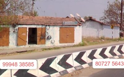 71 cents Land with Old Buildings sale in Uthupalayam – Dharapuram (Main Road Property)