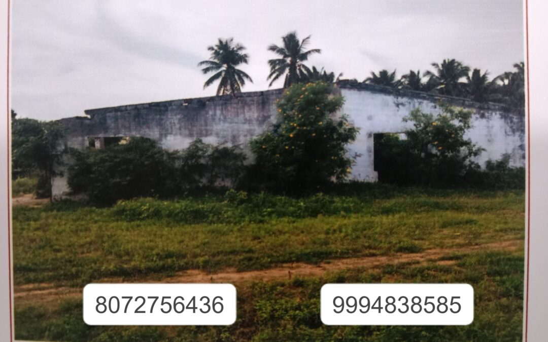 2.38 acres Land with Industrial Building sale in Sankaramanallur – Udumalpet